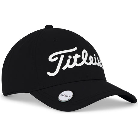 Titleist 2026 Players Performance Ball Marker Cap, Schwarz / Weiß - Golflaedchen.de