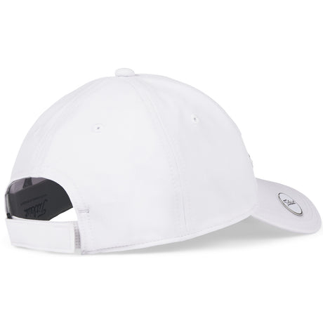 Titleist 2026 Players Performance Damen Ball Marker Cap, Weiß / Schwarz - Golflaedchen.de