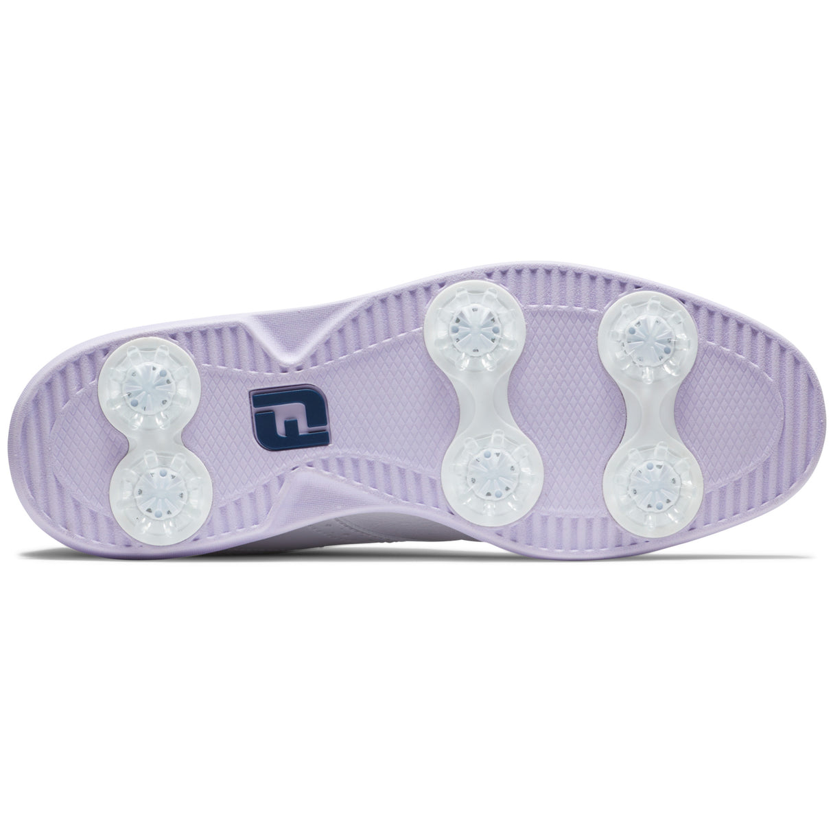 FootJoy Traditions Damen Golfschuhe, Weiß / Navy / Purple - Golflaedchen.de