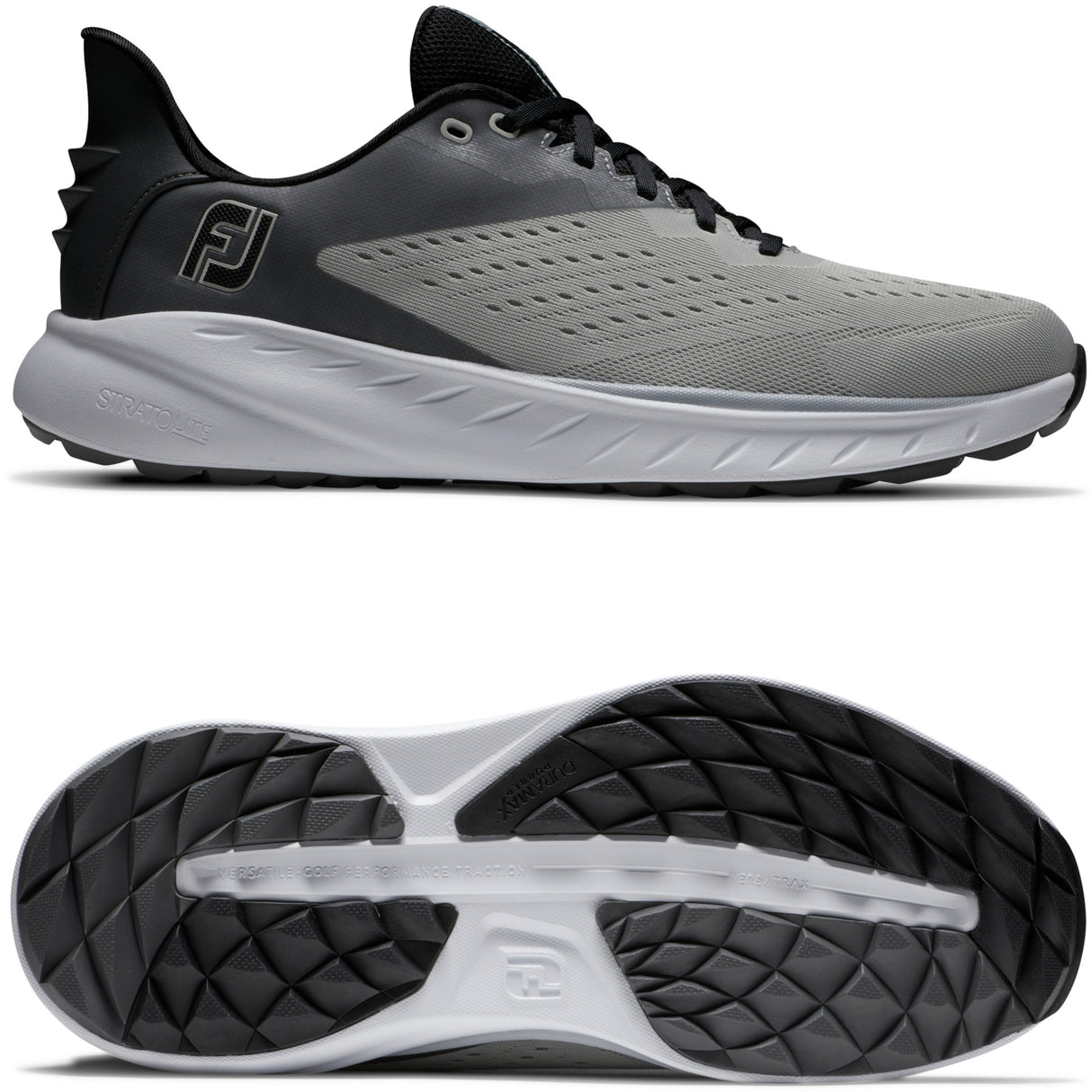 FootJoy Flex XP Herren Golfschuhe, Grau / Weiß - Golflaedchen.de