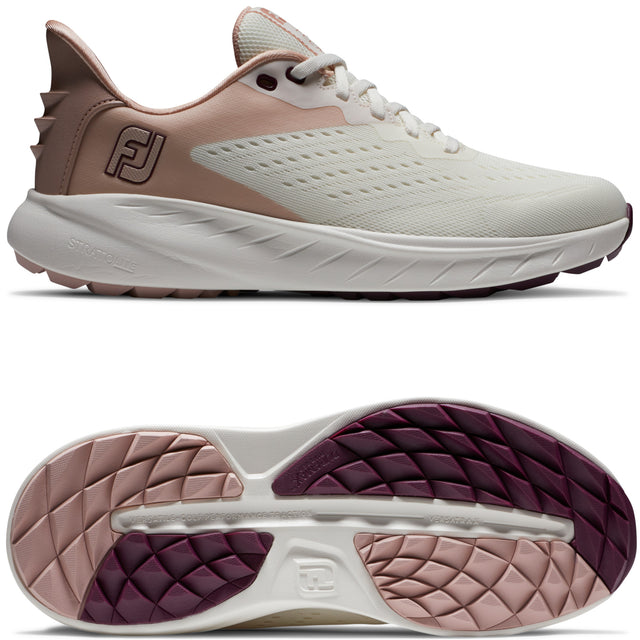 FootJoy Flex XP Damen Golfschuhe, Peach / Beige / White - Golflaedchen.de