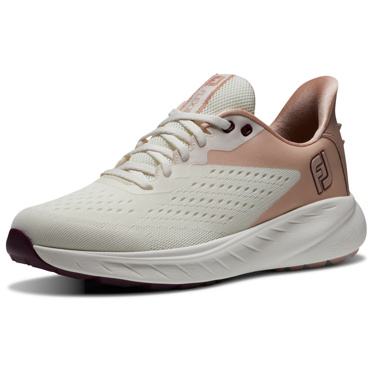 FootJoy Flex XP Damen Golfschuhe, Peach / Beige / White - Golflaedchen.de