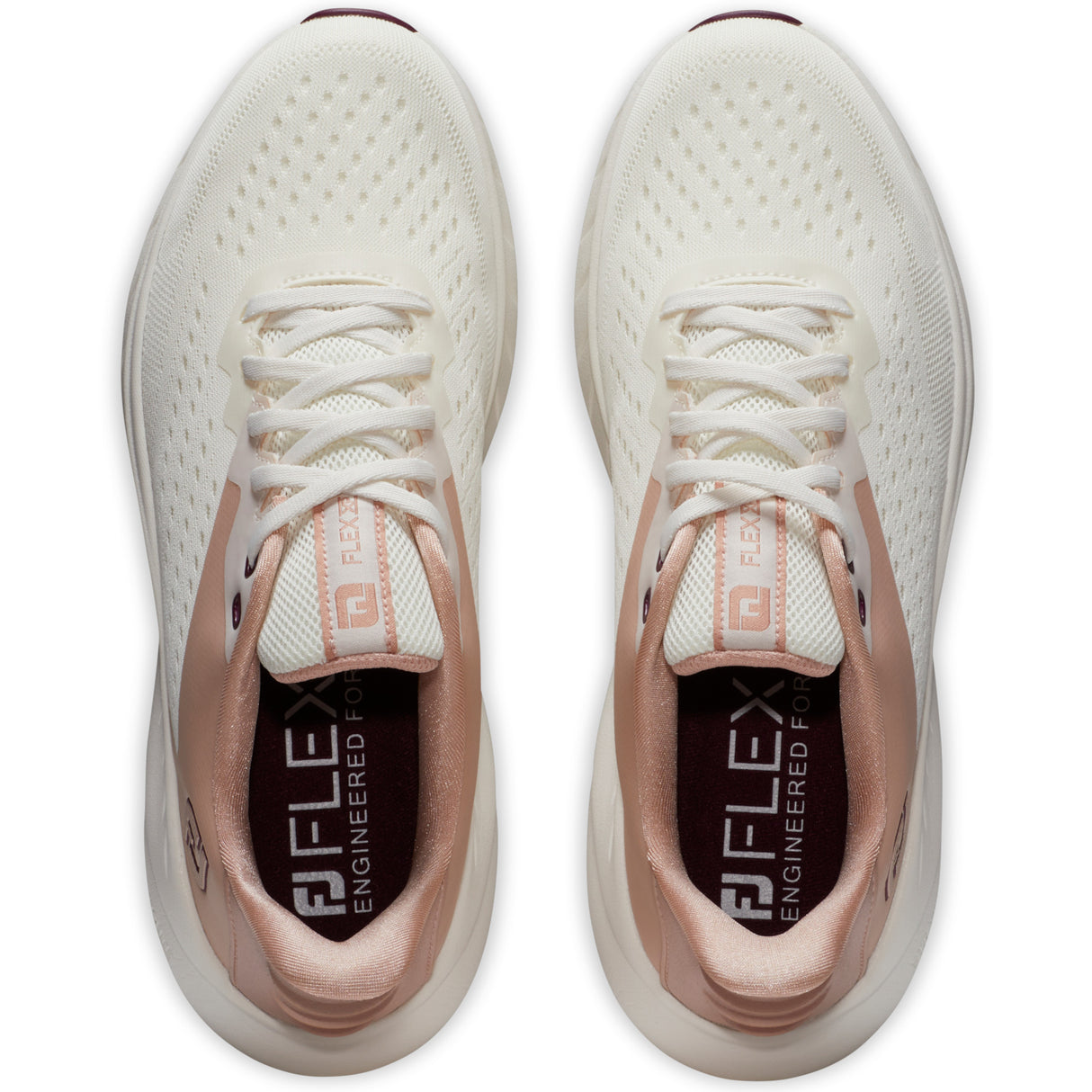 FootJoy Flex XP Damen Golfschuhe, Peach / Beige / White - Golflaedchen.de