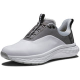 FootJoy Quantum Herren Golfschuhe, Weiß / Grau - Golflaedchen.de