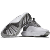 FootJoy Quantum Herren Golfschuhe, Weiß / Grau - Golflaedchen.de
