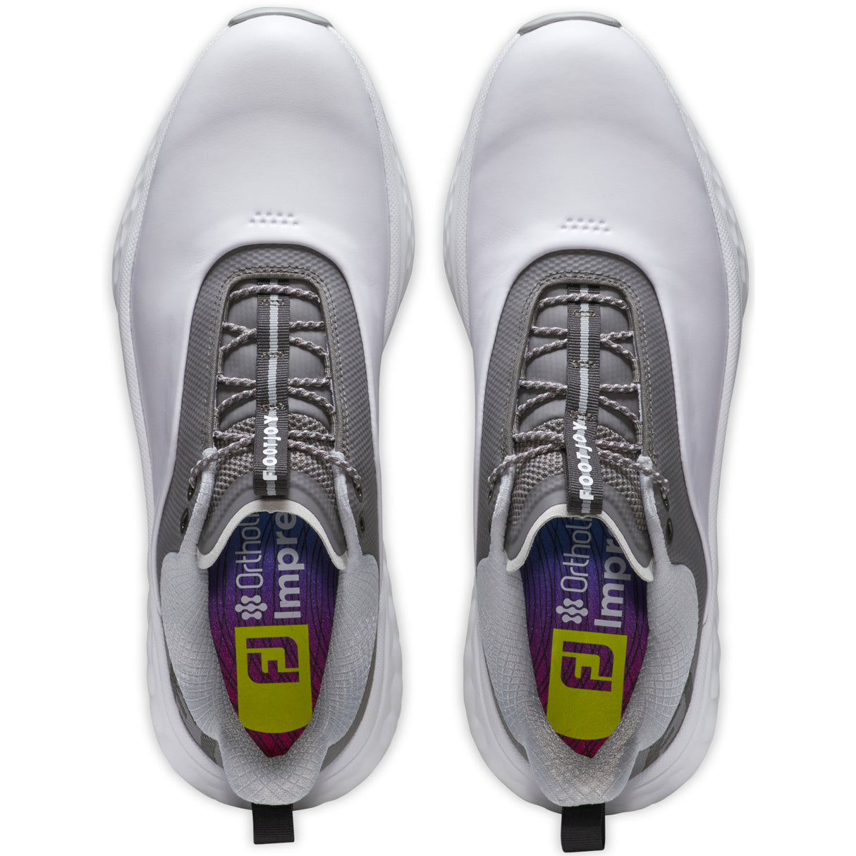 FootJoy Quantum Herren Golfschuhe, Weiß / Grau - Golflaedchen.de