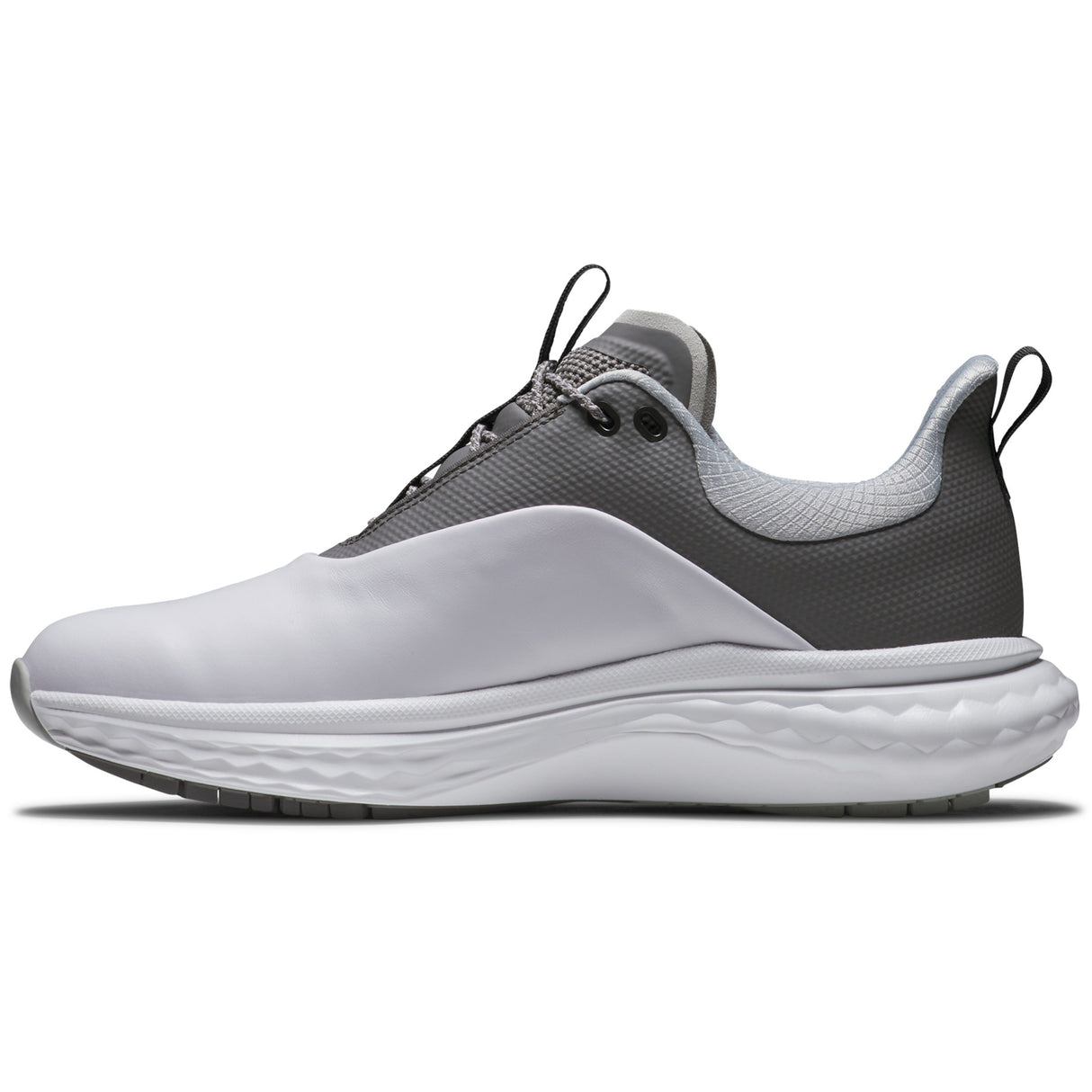 FootJoy Quantum Herren Golfschuhe, Weiß / Grau - Golflaedchen.de