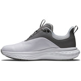 FootJoy Quantum Herren Golfschuhe, Weiß / Grau - Golflaedchen.de