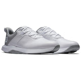 FootJoy Pro Lite Herren Golfschuhe, Weiß / Grau - Golflaedchen.de