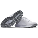 FootJoy Pro Lite Herren Golfschuhe, Weiß / Grau - Golflaedchen.de
