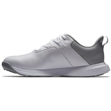 FootJoy Pro Lite Herren Golfschuhe, Weiß / Grau - Golflaedchen.de