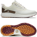 FootJoy Performa Damen Golfschuhe, Cremeweiß / Leo - Golflaedchen.de