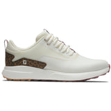FootJoy Performa Damen Golfschuhe, Cremeweiß / Leo - Golflaedchen.de