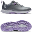 FootJoy Pro Lite Damen Golfschuhe, Grau / Lila / Weiß - Golflaedchen.de