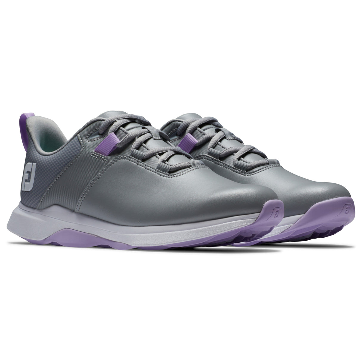 FootJoy Pro Lite Damen Golfschuhe, Grau / Lila / Weiß - Golflaedchen.de