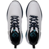 FootJoy 2026 Tour Rival Herren Golfschuhe, Weiß / Blau - Golflaedchen.de