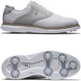 FootJoy Traditions Herren Golfschuhe, Weiß / Grau - Golflaedchen.de