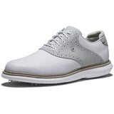FootJoy Traditions Herren Golfschuhe, Weiß / Grau - Golflaedchen.de