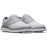 FootJoy Traditions Herren Golfschuhe, Weiß / Grau - Golflaedchen.de