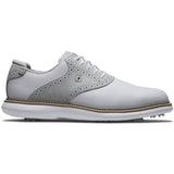 FootJoy Traditions Herren Golfschuhe, Weiß / Grau - Golflaedchen.de