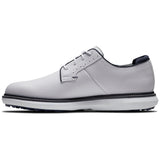 FootJoy 2026 Traditions SL Blucher Herren Golfschuhe, Weiß / Navy - Golflaedchen.de