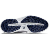 FootJoy 2026 Traditions SL Blucher Herren Golfschuhe, Weiß / Navy - Golflaedchen.de