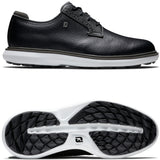 FootJoy 2026 Traditions SL Blucher Herren Golfschuhe, Schwarz / Weiß - Golflaedchen.de