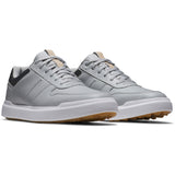FootJoy Contour Casual Herren Golfschuhe, Grau / Weiß - Golflaedchen.de