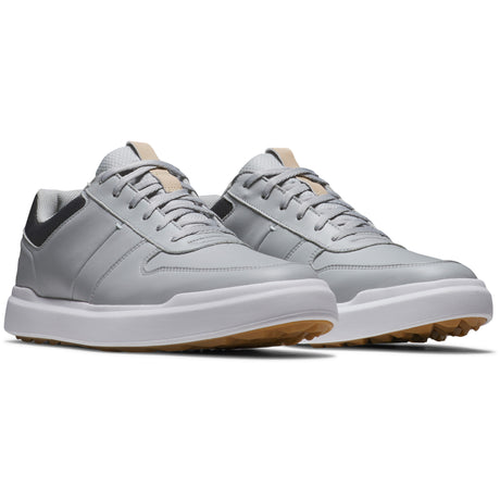 FootJoy Contour Casual Herren Golfschuhe, Grau / Weiß - Golflaedchen.de