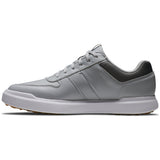 FootJoy Contour Casual Herren Golfschuhe, Grau / Weiß - Golflaedchen.de