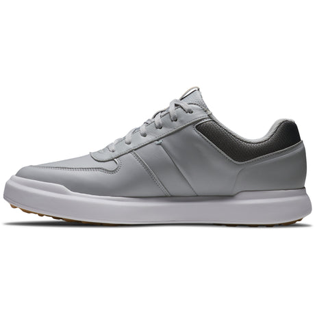 FootJoy Contour Casual Herren Golfschuhe, Grau / Weiß - Golflaedchen.de