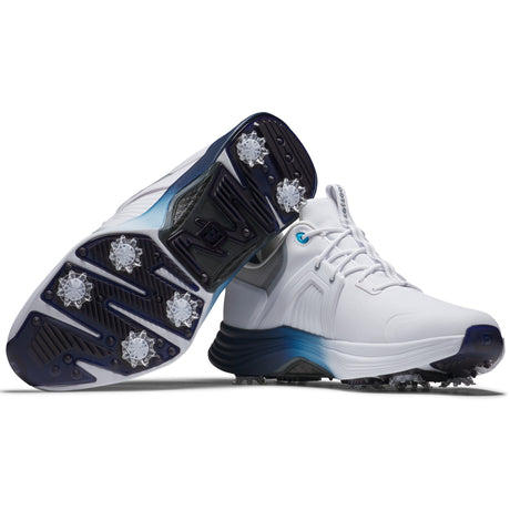 FootJoy Hyperflex Carbon Herren Golfschuhe, Weiß / Navy / Blau - Golflaedchen.de