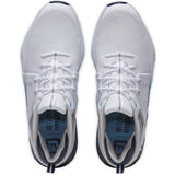 FootJoy Hyperflex Carbon Herren Golfschuhe, Weiß / Navy / Blau - Golflaedchen.de
