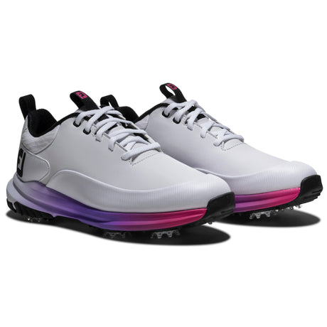 FootJoy 2026 Tour Rival Damen Golfschuhe, Weiß / Pink - Golflaedchen.de