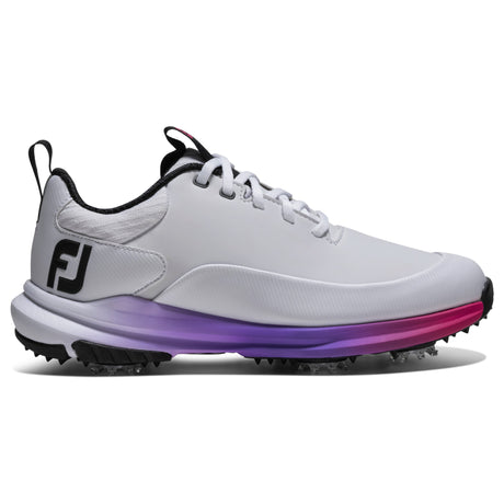 FootJoy 2026 Tour Rival Damen Golfschuhe, Weiß / Pink - Golflaedchen.de