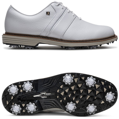 FootJoy 2026 Premier Series Packard Herren Golfschuhe, Weiß - Golflaedchen.de