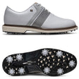 FootJoy 2026 Premier Series Packard Herren Golfschuhe, Weiß / Grau - Golflaedchen.de