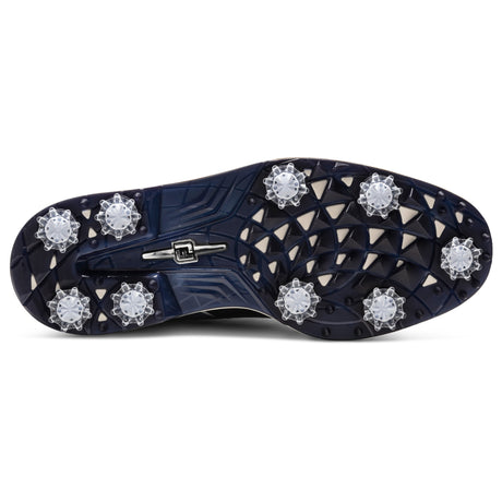 FootJoy 2026 Premier Series Packard Herren Golfschuhe, Weiß / Navy - Golflaedchen.de