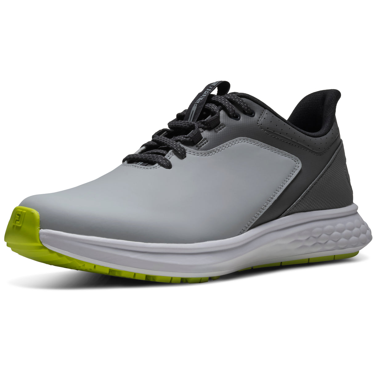 FootJoy Pulse Herren Golfschuhe, Grau / Weiß / Grün - Golflaedchen.de