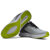 FootJoy Pulse Herren Golfschuhe, Grau / Weiß / Grün - Golflaedchen.de