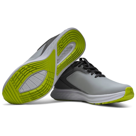 FootJoy Pulse Herren Golfschuhe, Grau / Weiß / Grün - Golflaedchen.de