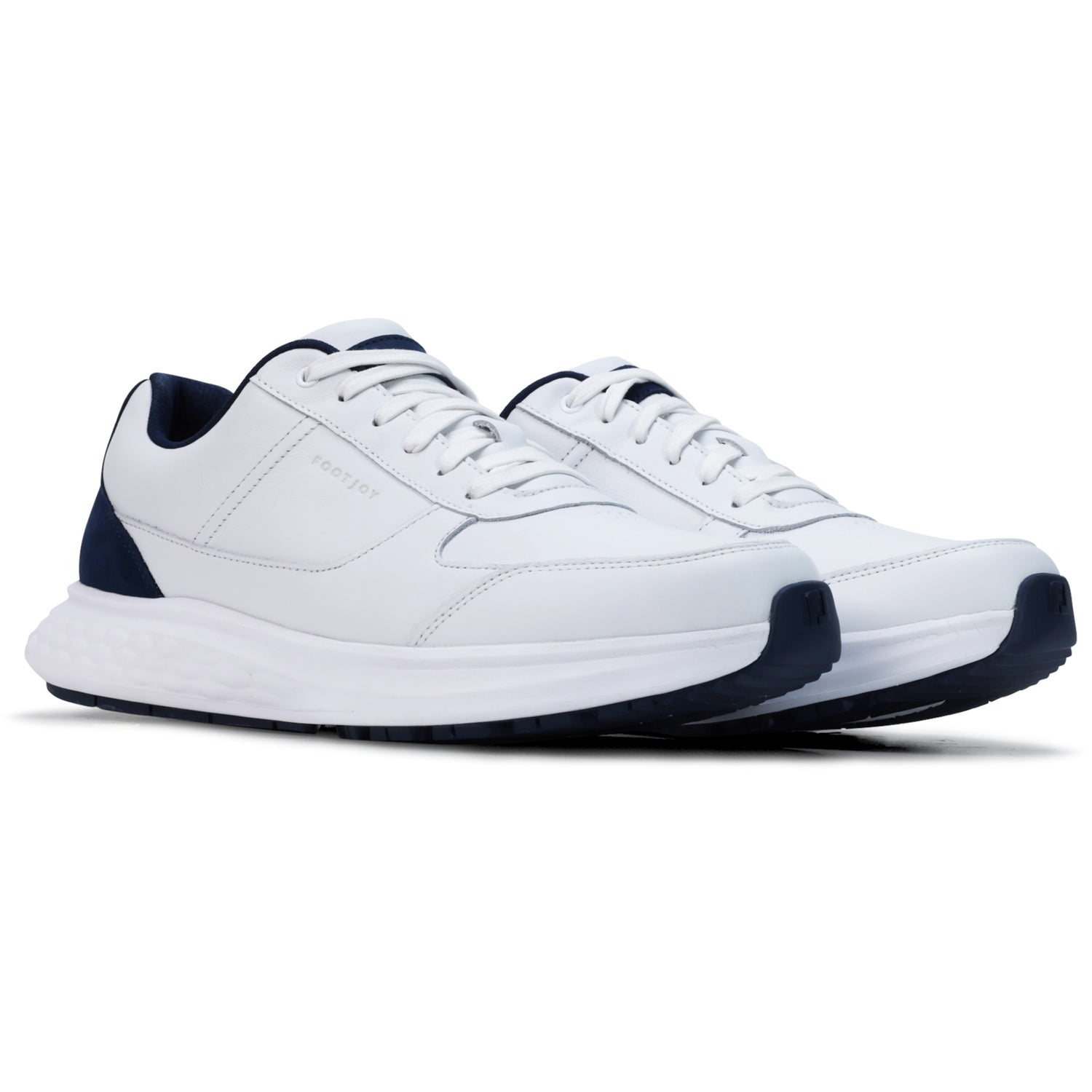 FootJoy Hampton Herren Golfschuhe, Weiß / Navy - Golflaedchen.de
