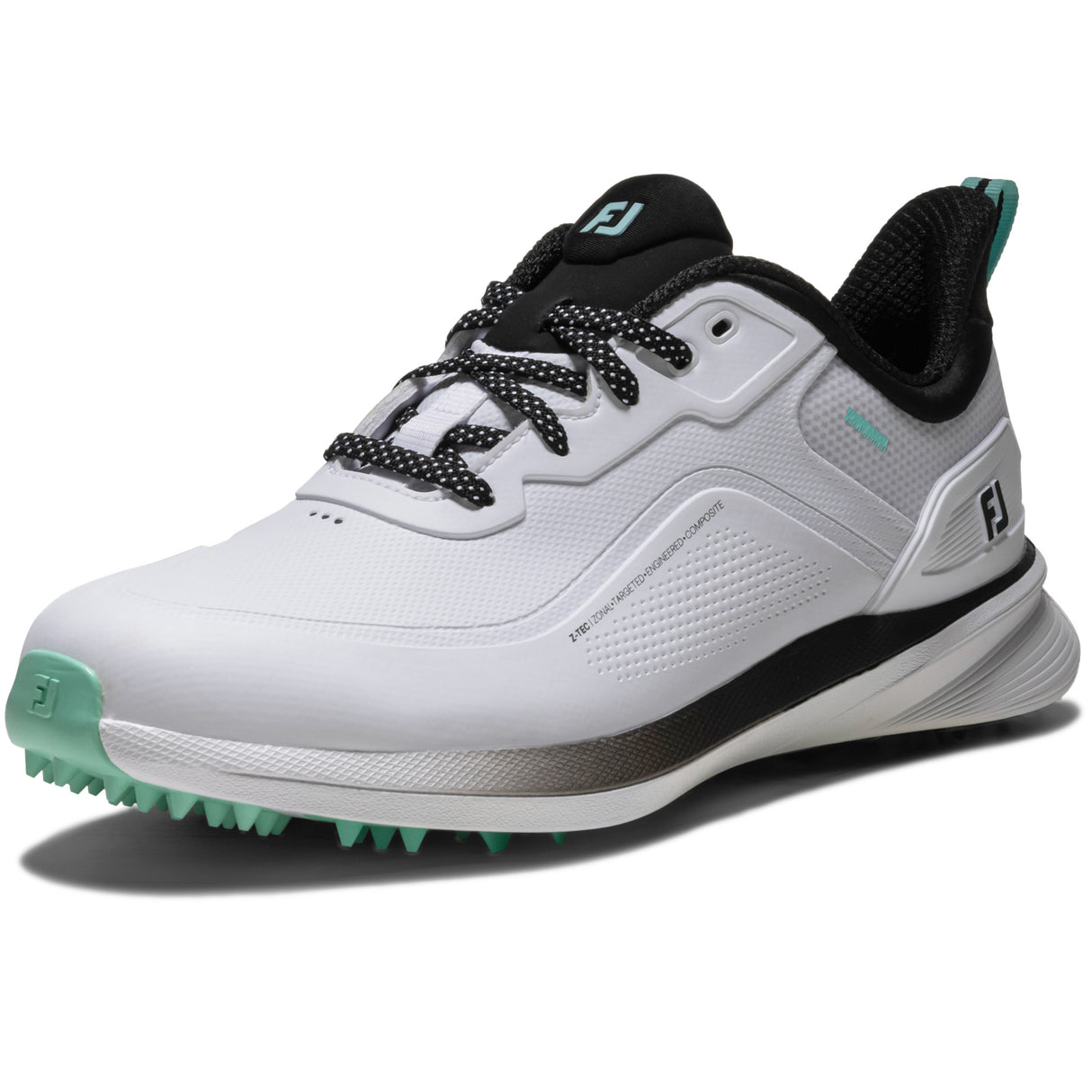 FootJoy 2026 Pro SL Herren Golfschuhe, Weiß / Schwarz - Golflaedchen.de