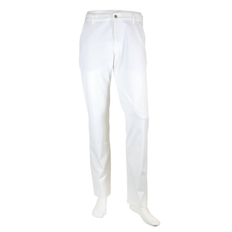 Alberto Golf Pro 3xDry Cooler Herren Golfhose, Weiss - Golflaedchen.de
