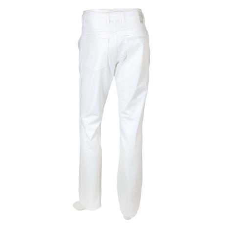 Alberto Golf Pro 3xDry Cooler Herren Golfhose, Weiss - Golflaedchen.de