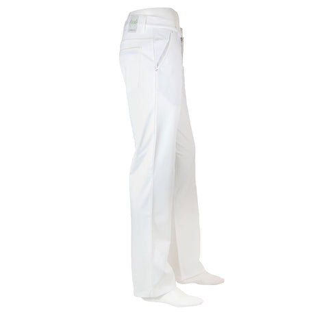 Alberto Golf Pro 3xDry Cooler Herren Golfhose, Weiss - Golflaedchen.de