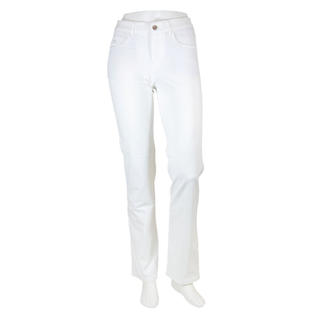 Alberto Golf Anja 3xDry Cooler Damen Golfhose, Weiß - Golflaedchen.de