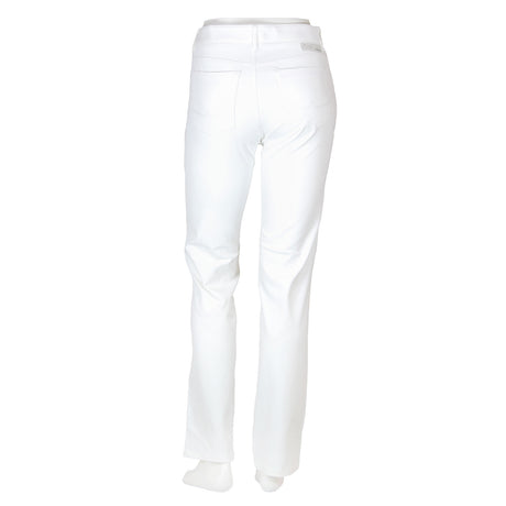 Alberto Golf Anja 3xDry Cooler Damen Golfhose, Weiß - Golflaedchen.de