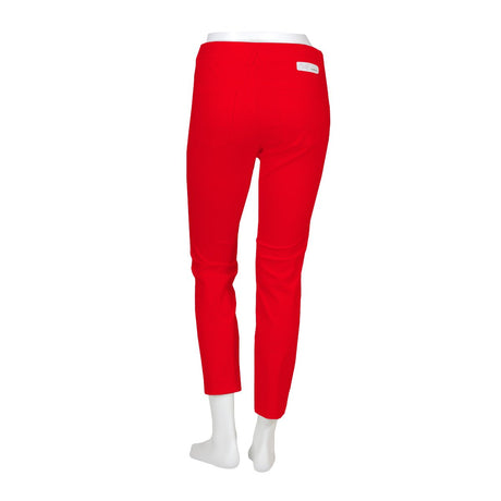 Alberto Mona 3xDry Cooler 7/8 Damen Golfhose, Rot - Golflaedchen.de