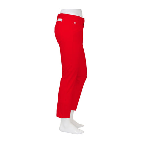 Alberto Mona 3xDry Cooler 7/8 Damen Golfhose, Rot - Golflaedchen.de